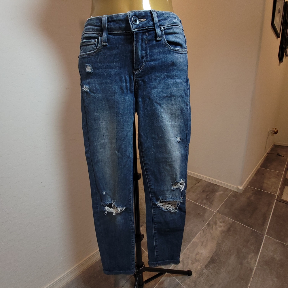 PAIGE Women's Boyfriend Jeans - Distressed Denim